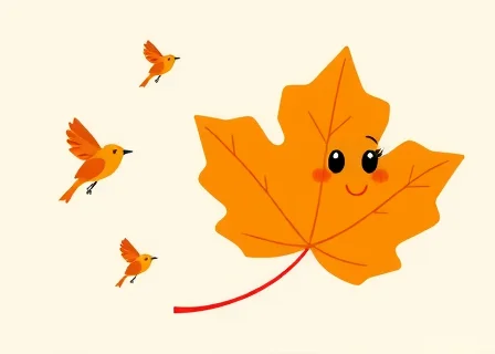 The Autumn Leaf That Became a Bird
