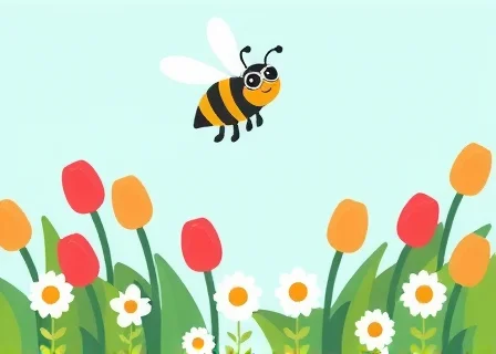 The Bee Who Taught the Flowers to Dance