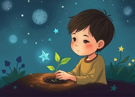 The Boy Who Found a Seed from a Fallen Star