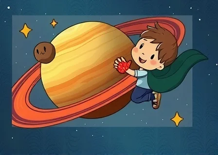 The Boy Who Played Catch with Saturn's Rings