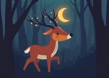 The Deer Who Carried the Moon's Light