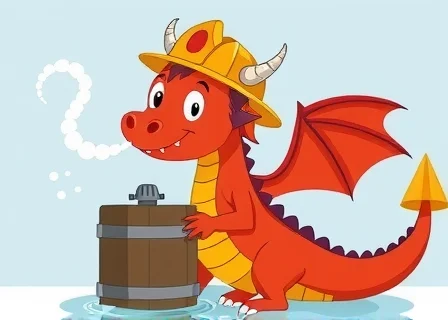 The Dragon Who Was a Fireman