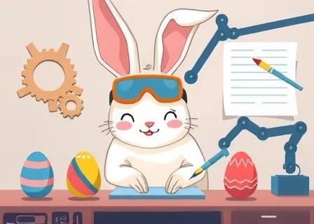 The Easter Bunny's High-Tech Workshop
