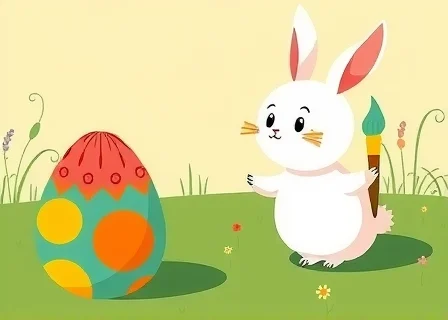 The Easter Bunny's Magic Paintbrush