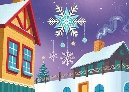 Первый снежинка Великой Зимы