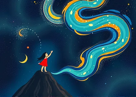 The Girl Who Painted the Milky Way