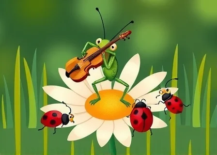 The Grasshopper Who Played the Violin
