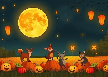 The Harvest Moon's Golden Dance
