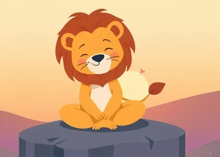 The Lion Who Was a Master of Yoga