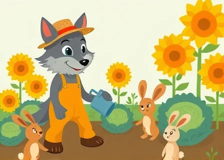 The Little Wolf Who Preferred Gardening