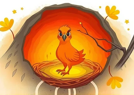 The Phoenix Who Lived in a Volcano