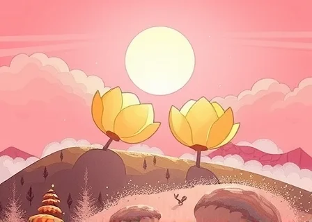 The Planet Where Flowers Bloom in the Sky