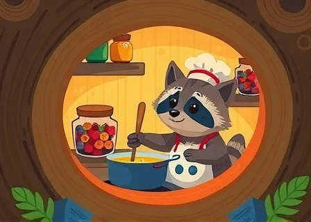 The Raccoon Who Was a Secret Chef