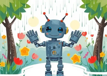 The Robot Who Wanted to Feel the Rain