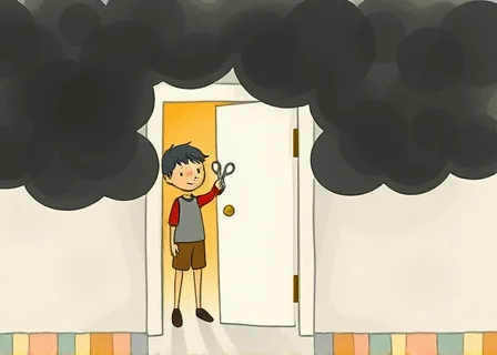 The Scissors That Could Cut Through Dark Clouds