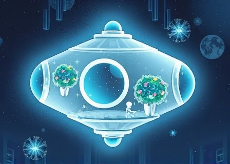 The Space Station Made of Glass