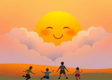 The Summer Sun That Bathed in the Clouds