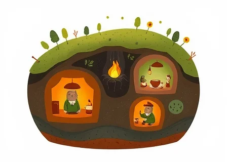 The Underground World of Friendly Moles