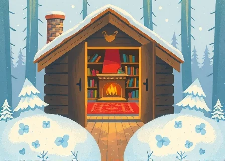 Зимняя хижина, которая была больше внутри