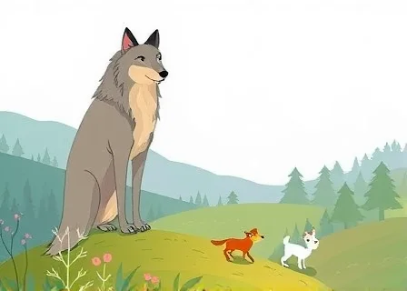 The Wolf Who Protected the Forest Kingdom