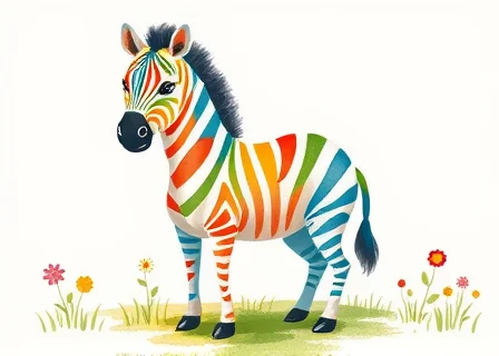 The Zebra Who Wanted to Be Every Color
